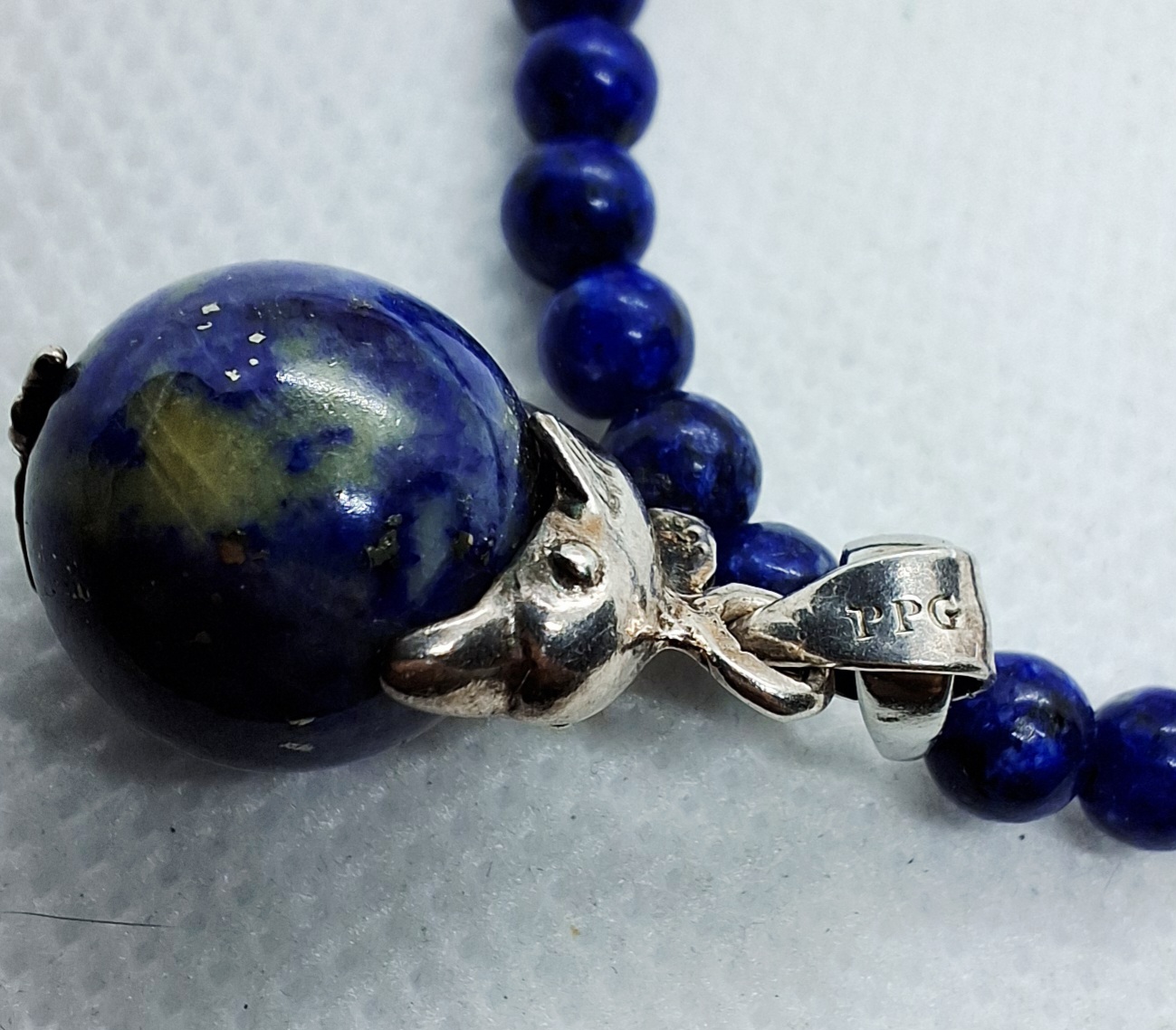Kette - Lapislazuli Delfin